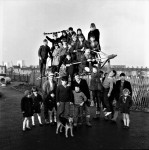 New Playground Was Soon Crowded
