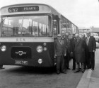 First of New Buses Given a Trial Run