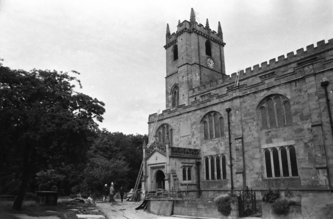 St Peters wrecked by fire (2 of 3)