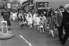Churches all together in Whit procession