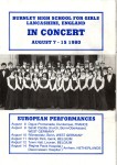 Burnley Girls High School Choir on Tour, 1980 (1 of 5)