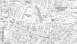 Map of Burnley Town Centre