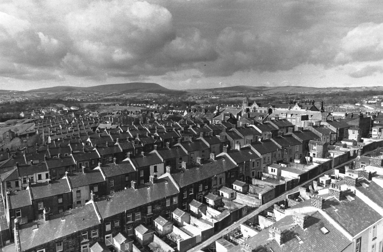 Aerial Looking West from Blascomy Square