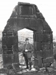 Herbert Hindle in New House Doorway