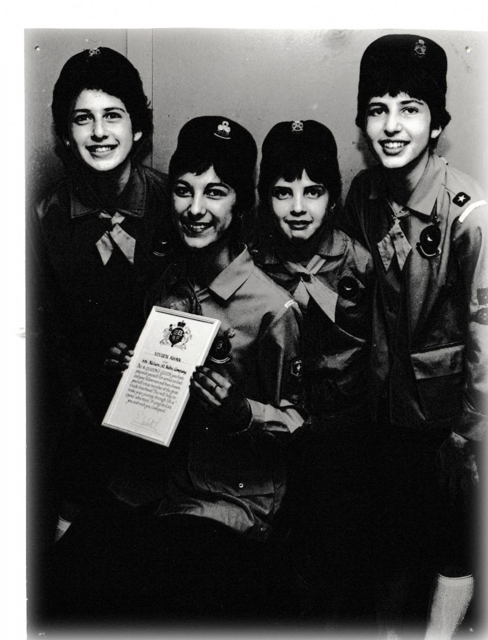 Four sisters in Guides