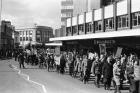 Crowds in demo against Tory policy
