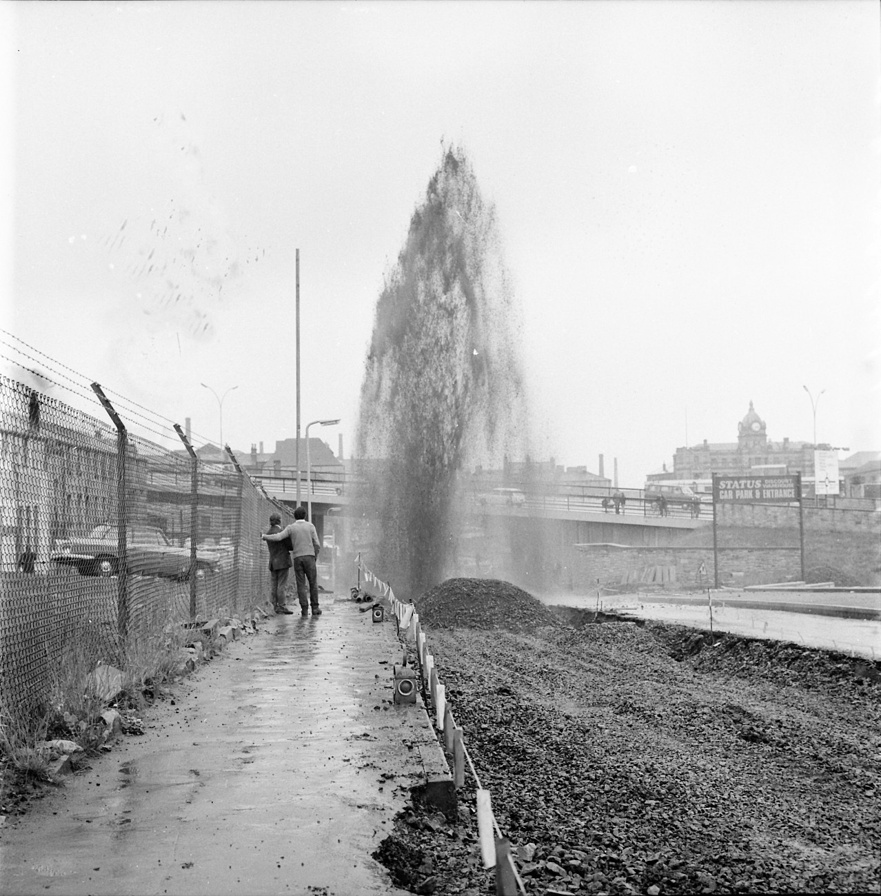 Water Main Blows Its Top (2 of 5)